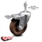 Service Caster 4 Inch High Temp Glass Filled Nylon 3/8 Inch Stem Caster with Total Lock Brake SCC-TSTTL20S414-GFNSHT-381615 - alternate 4